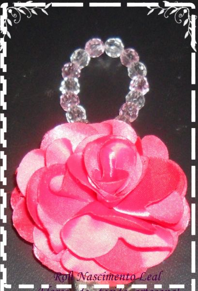 porta guardanapo camélia lisa 8 cm com anel de bijus