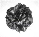 flor crespa com 8 cm